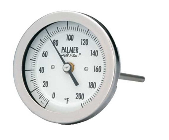 軸向型雙金屬溫度計